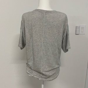 Rag and bone grey scoop neck tshirt